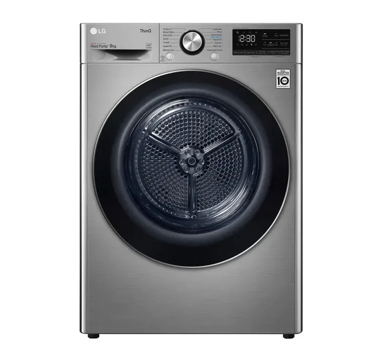 LG Front Loader Dual Inverter HeatPump Compressor™ Dryer 9.0Kg [Made in Korea]