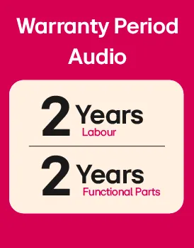Audio Warranty Information