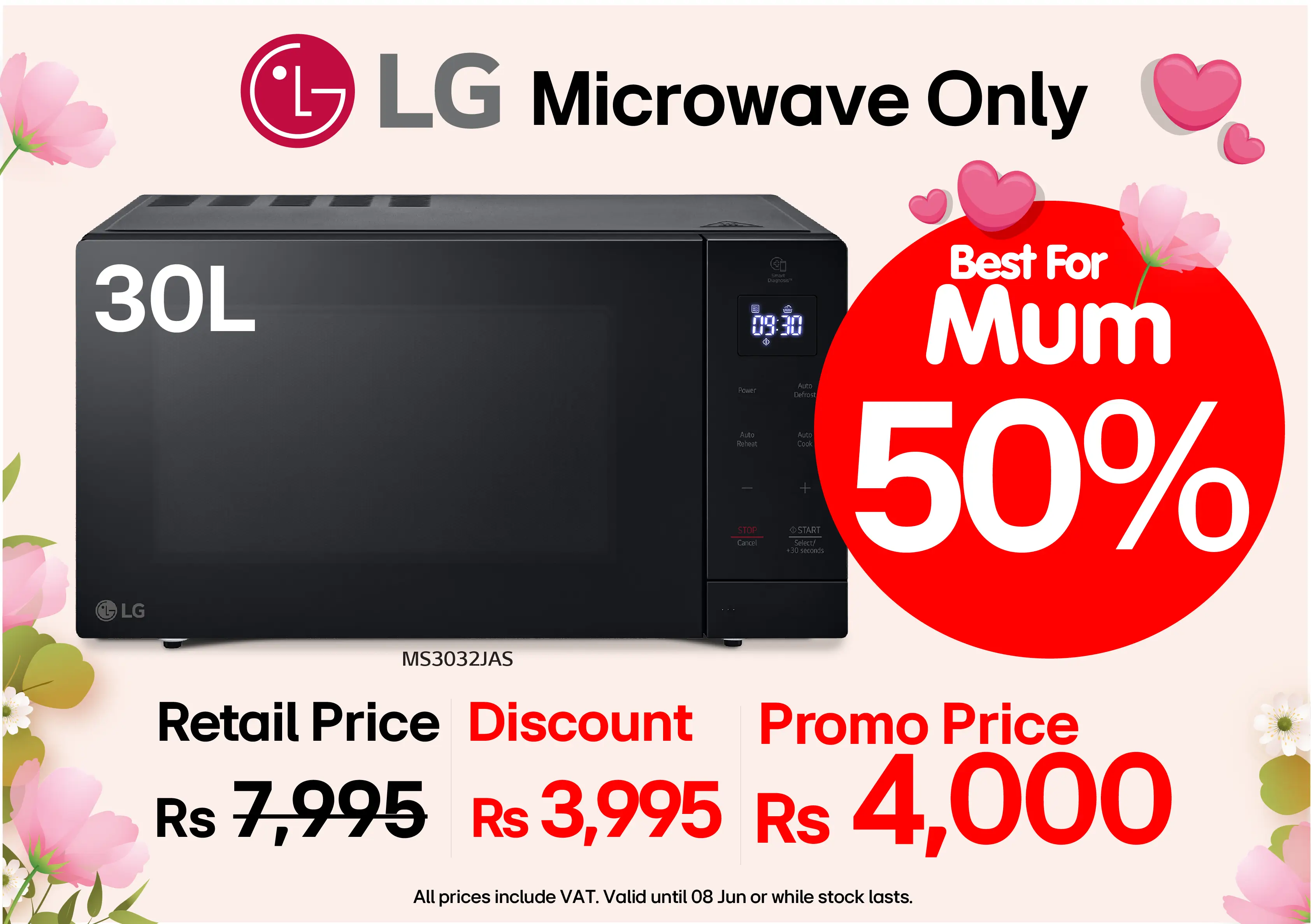 MS3032JAS Mothers Day Promo
