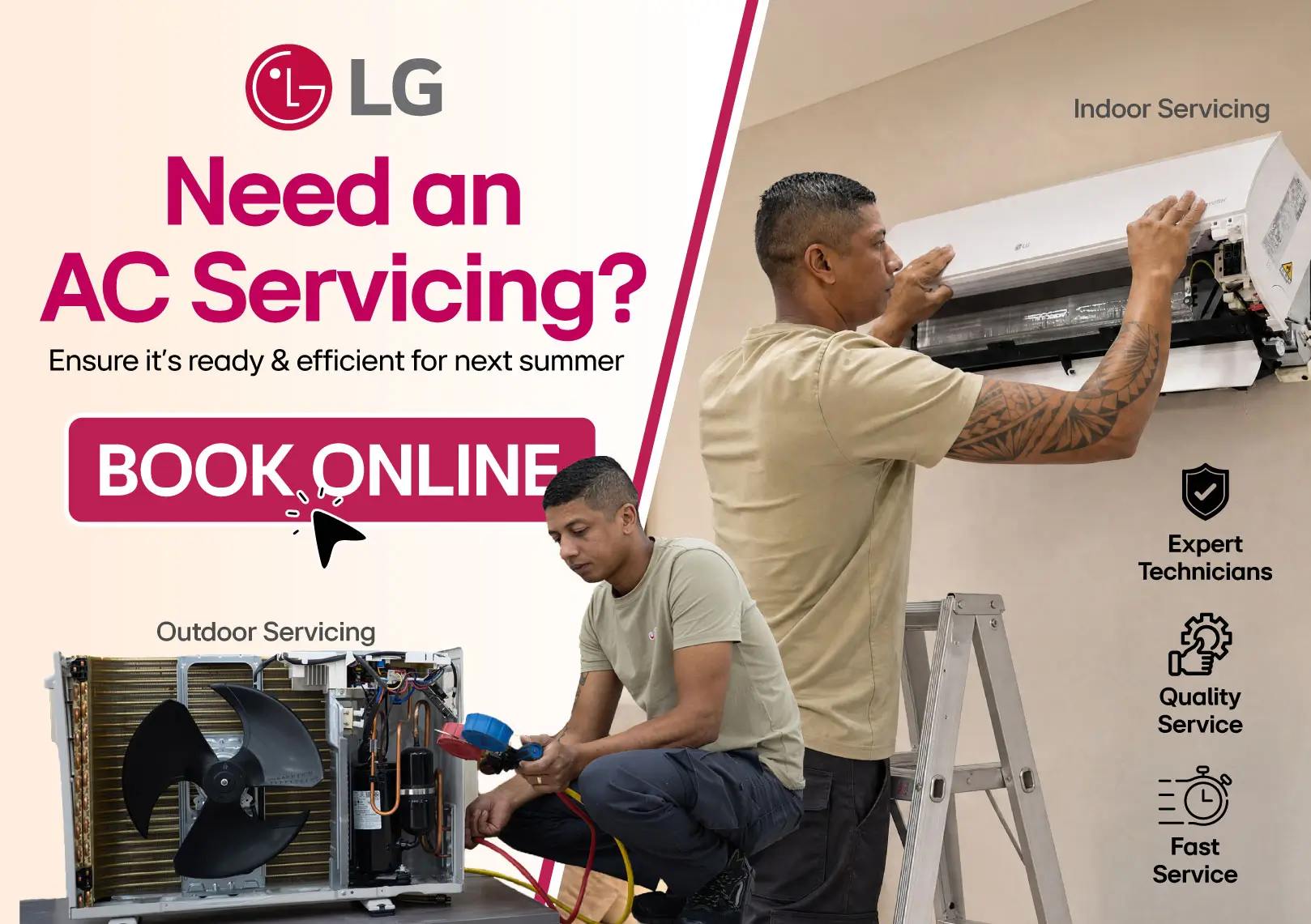 Air Conditioner Servicing In-Home Service
